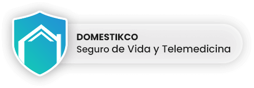 Insignia de Seguro de Vida y Telemedicina de Domestikco